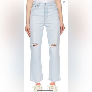 Brand new straight leg Ribcage LEVIS jeans